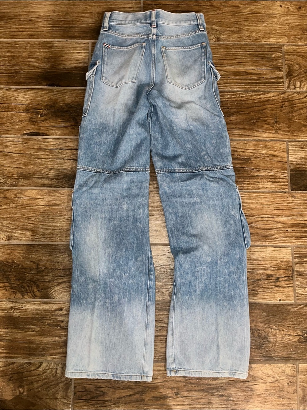Alice + Olivia Cay baggy denim cargo pants - Picture 3 of 4